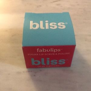 NEW - Bliss Lip Scrub & Polish, Sugar, Fabulips